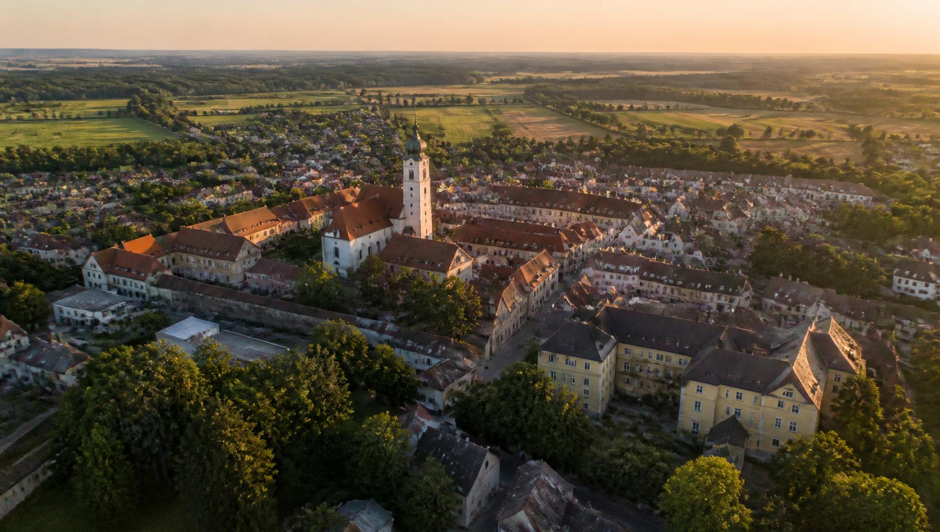 Luftaufnahme der Region Schrobenhausen